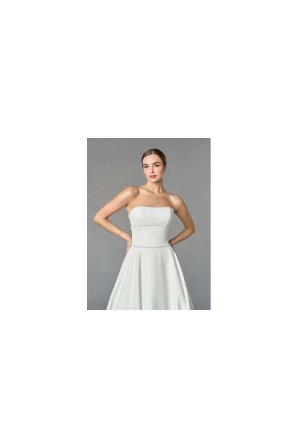 abito da sposa 55268-ja-26 bianco, ampio, mikado, ring