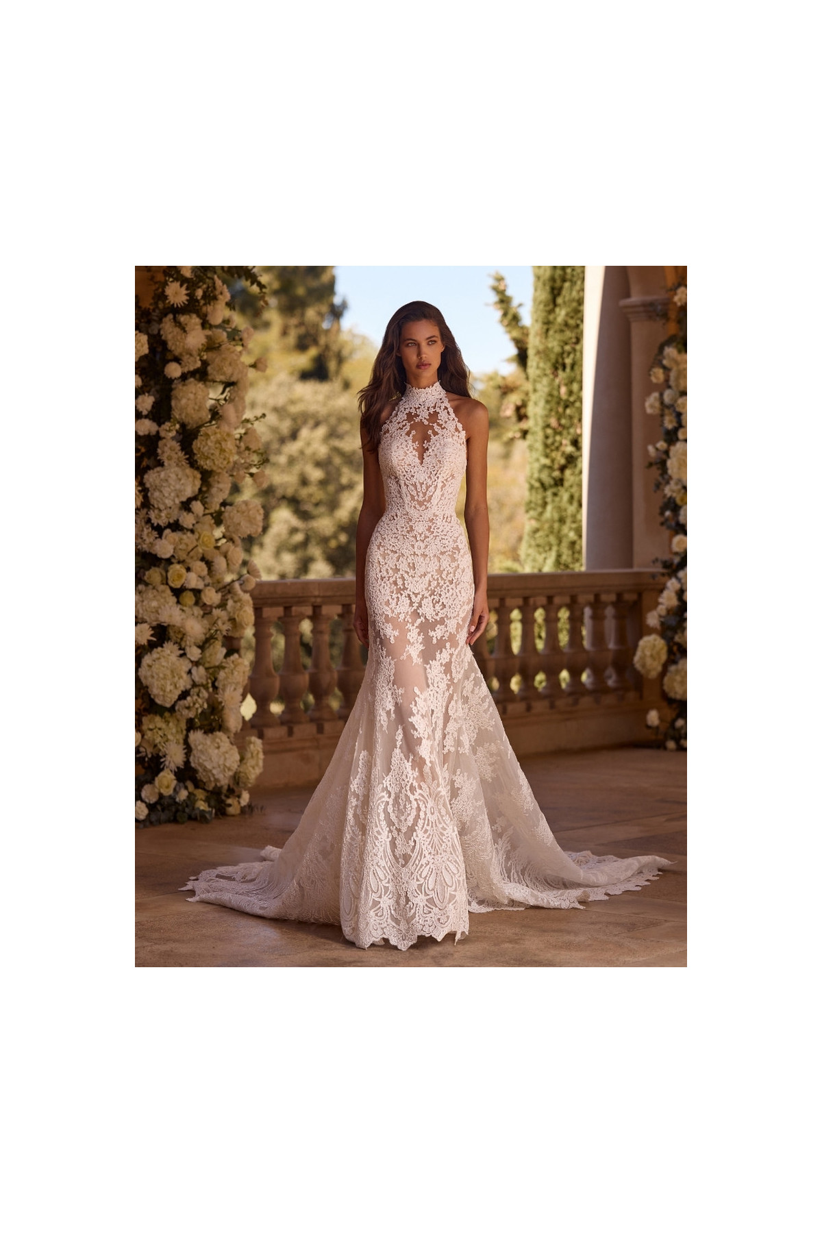 amatea abito da sposa vaporoso avorio in mikado alberto palatchi