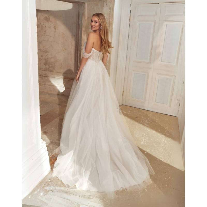Abito da sposa 44564-ja-26, avorio, scivolato, tulle Sincerity