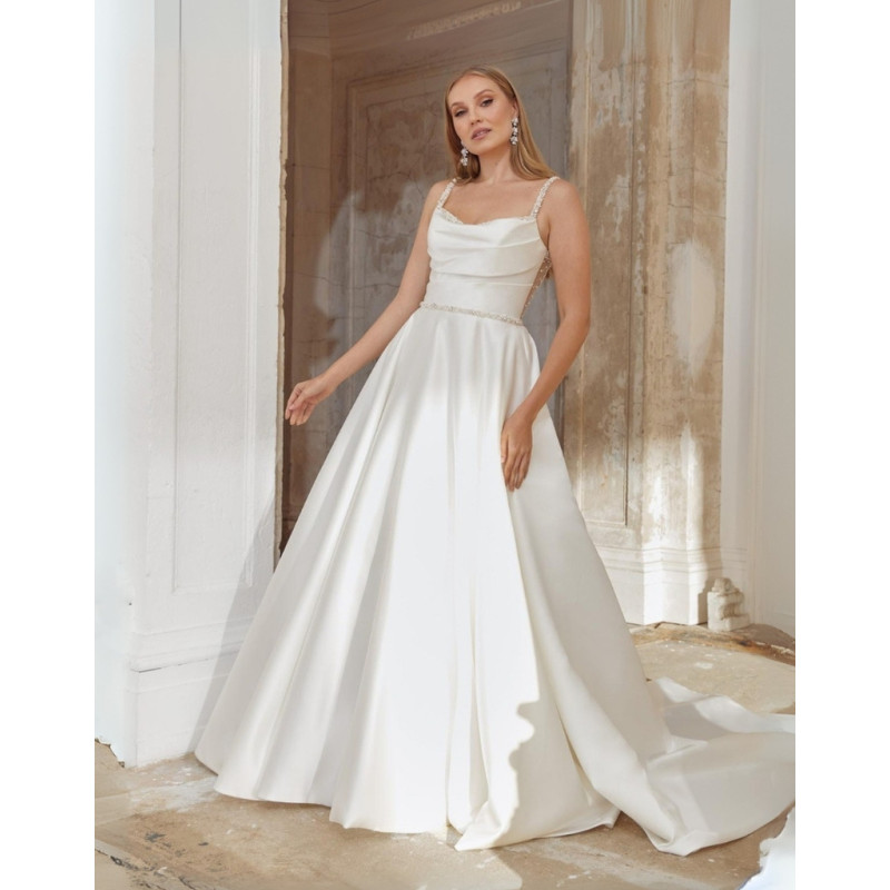 Abito da sposa 44549-ja-26 avorio, ampio, mikado, sincerity