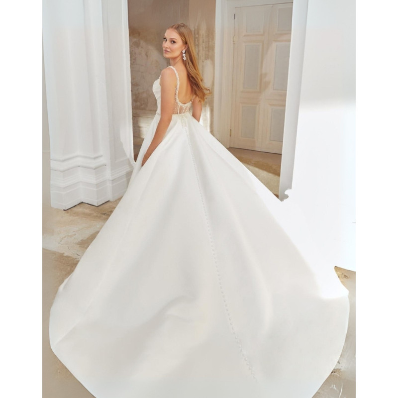 Abito da sposa 44549-ja-26 avorio, ampio, mikado, sincerity