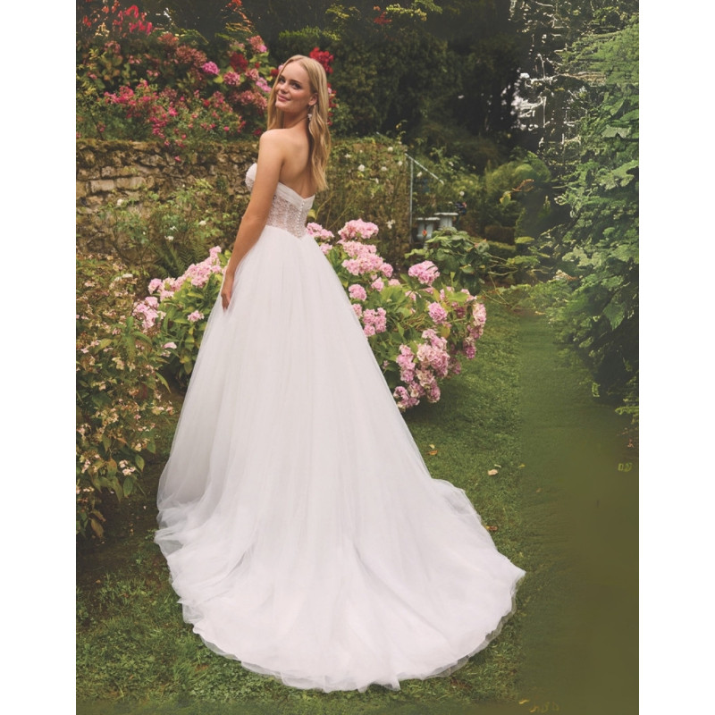 Abito da sposa 20065-Ja-26, avorio, tulle, ampio, Sweetheart