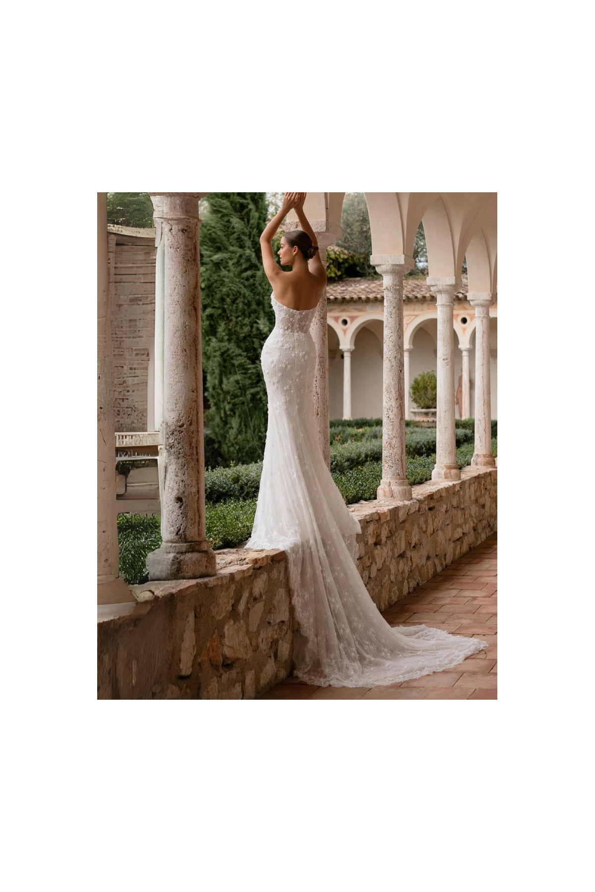 Abito da sposa 26MS-01-MK-26, avorio, pizzo, sirena,, Mercedes