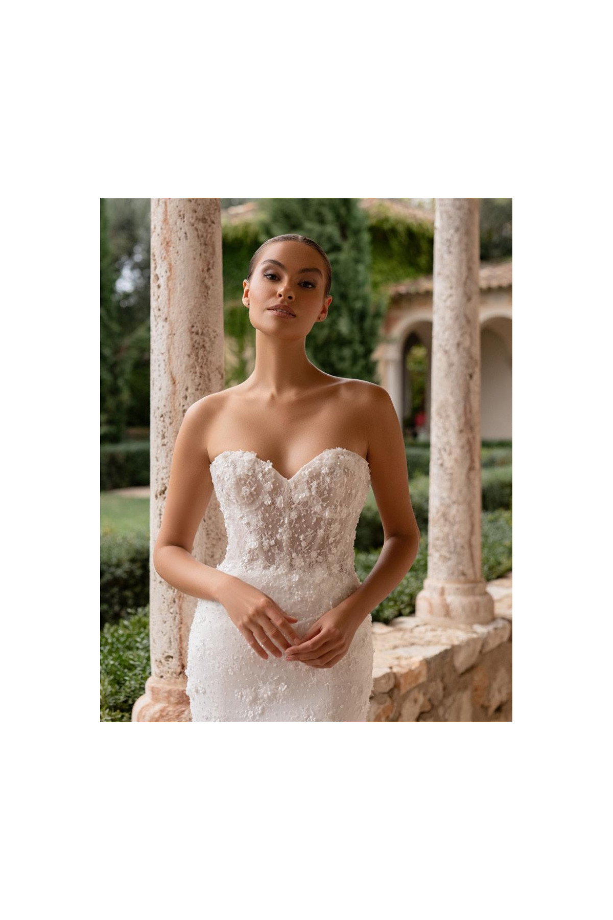Abito da sposa 26MS-01-MK-26, avorio, pizzo, sirena,, Mercedes