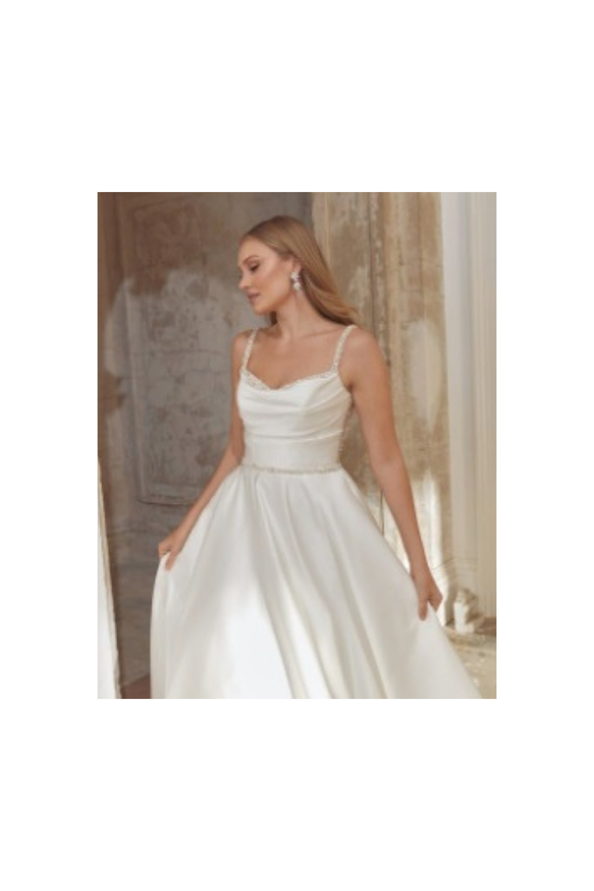 abito da sposa Kendall, avorio, a sirena, di Justin Alexander