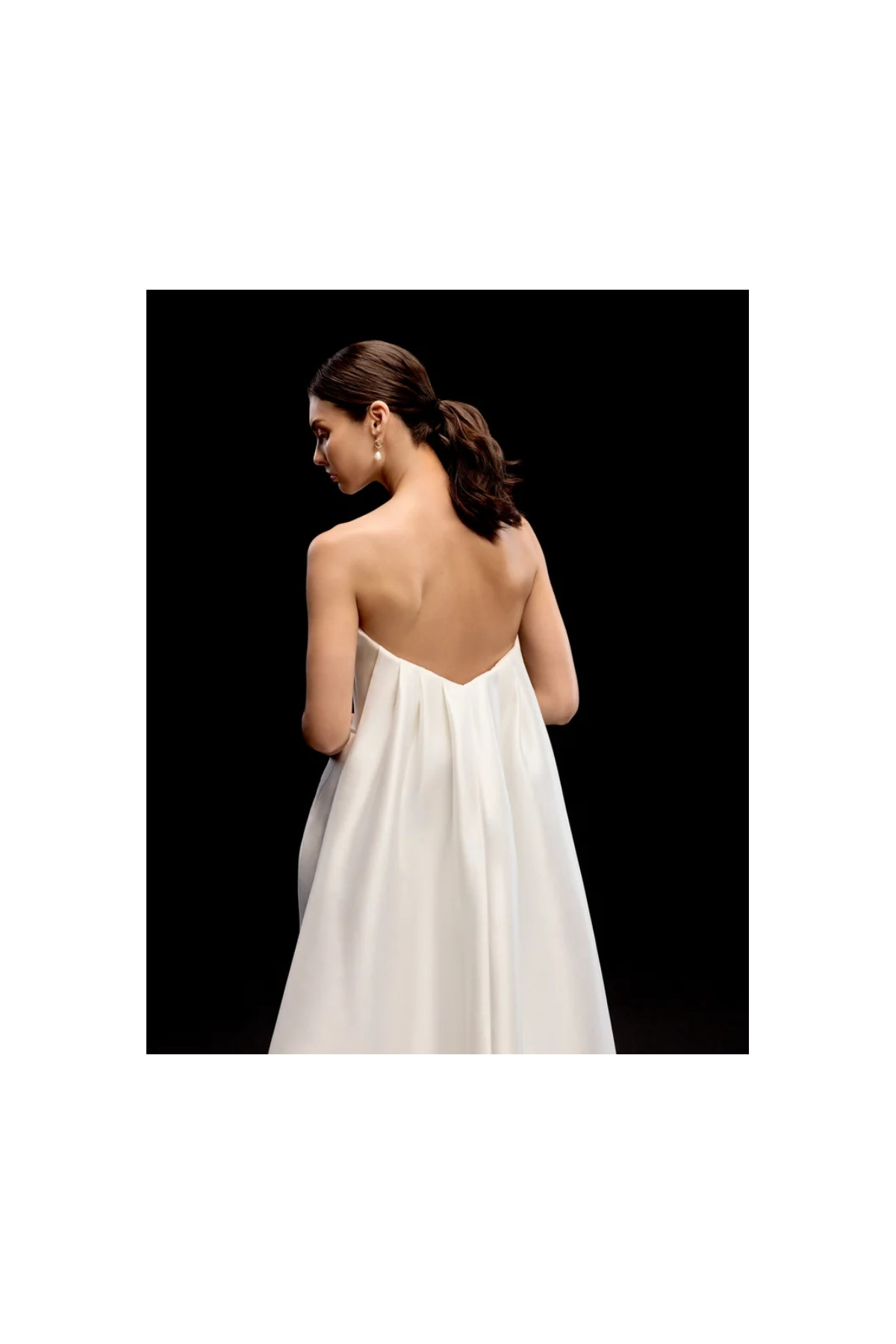 Kingston Abito da sposa avorio ampio in tulle di Justin Alexander