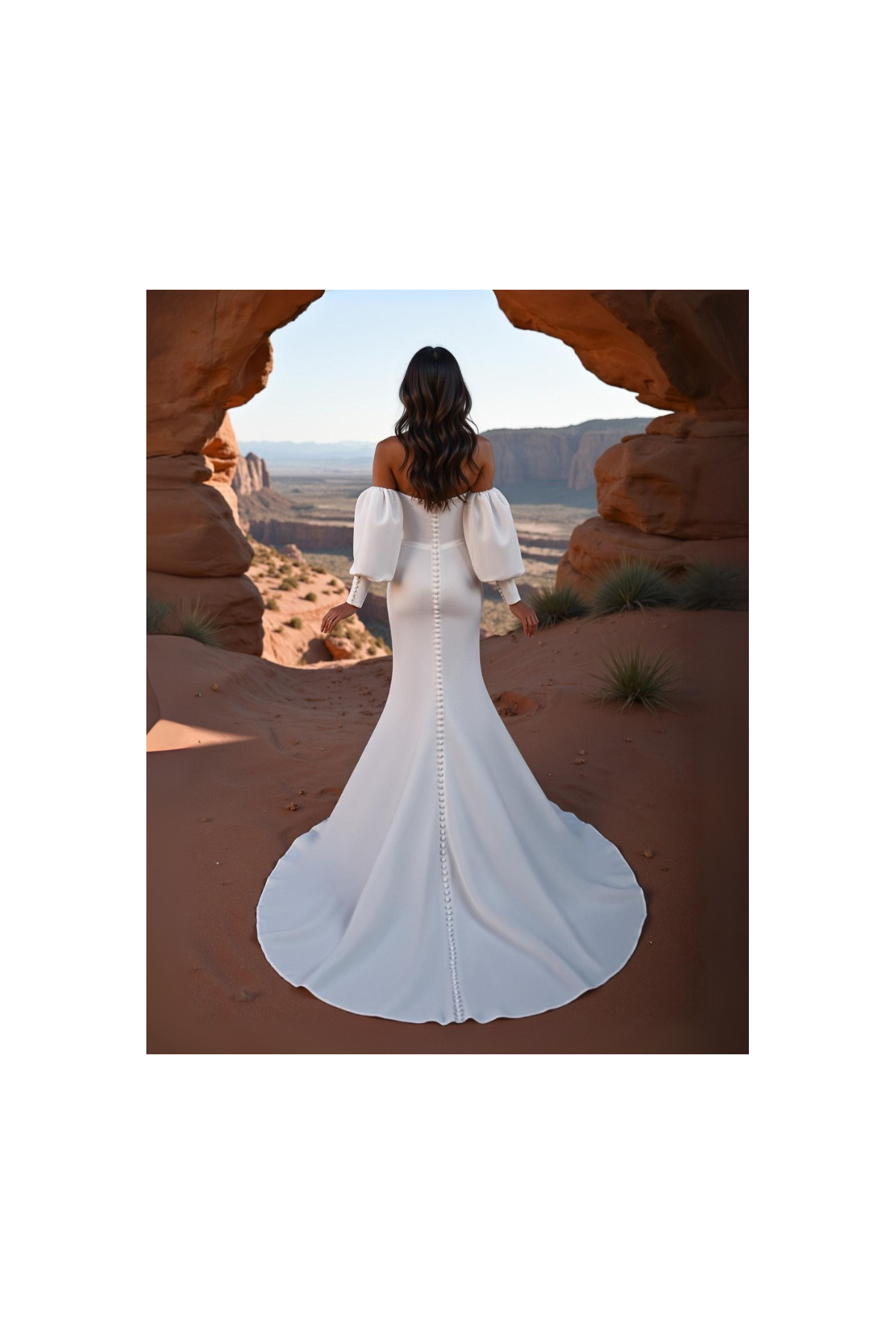 Abito da sposa 26JFY-17-MK-26, bianco, mikado, a sirena, Just For You