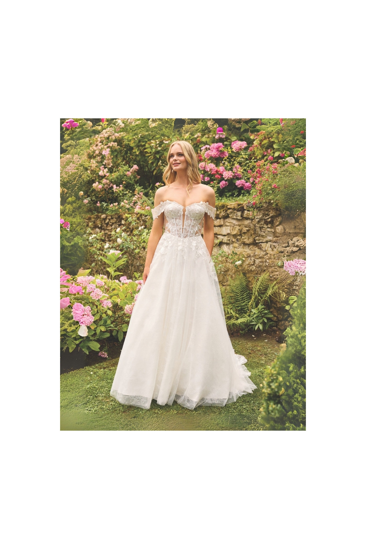 Lux abito da sposa avorio sirena di tulle ricamata di Adore