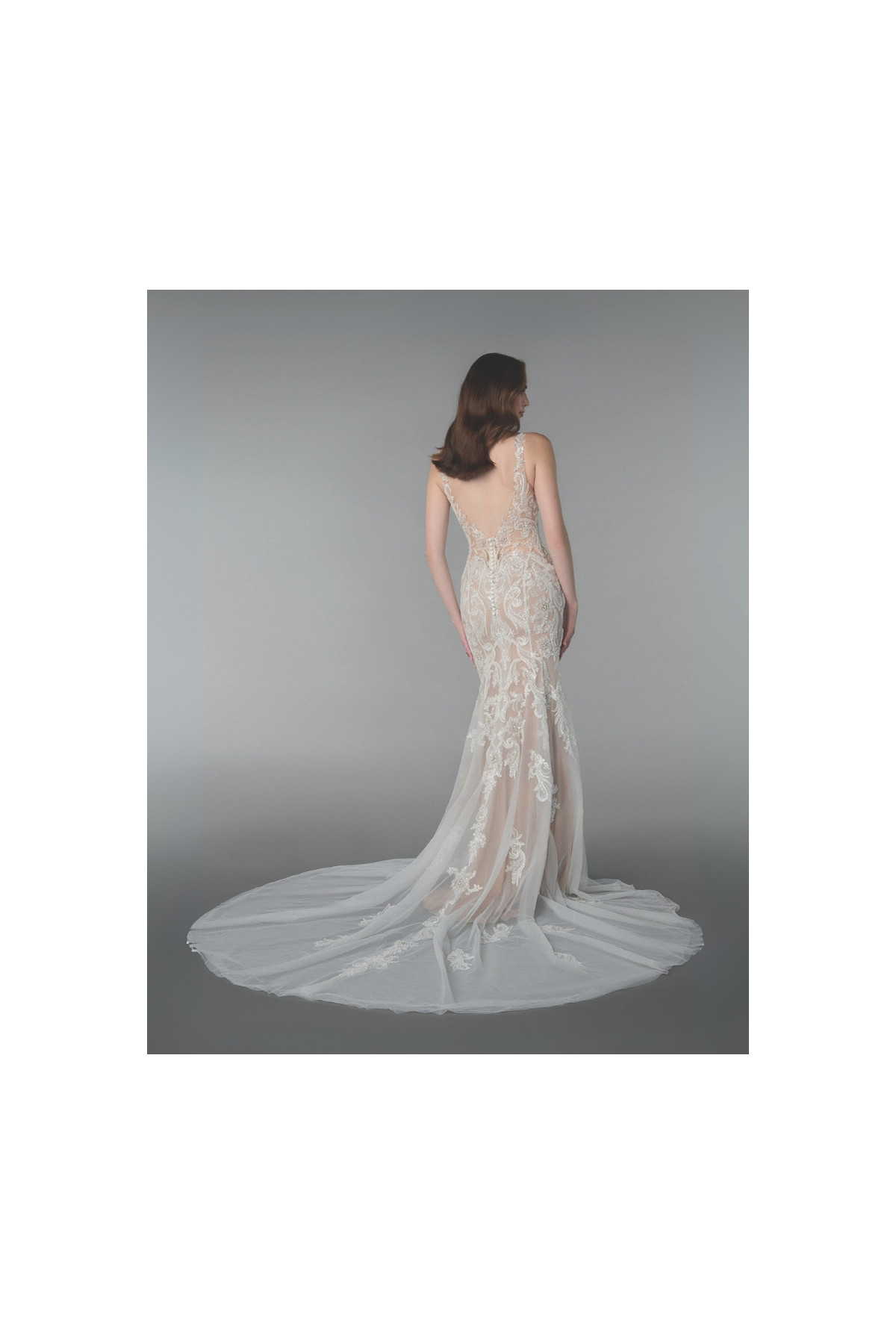 Abito da sposa SOLANA-JA-26-11396 morbido, chiffon, Adore