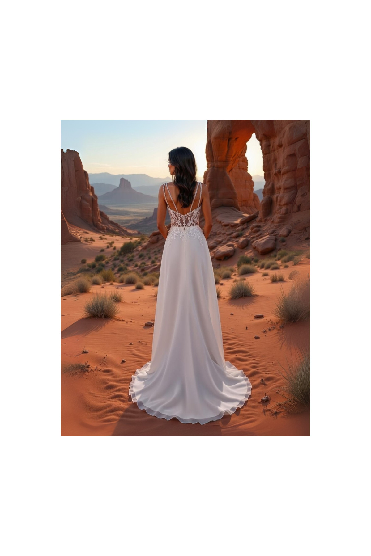 Gia Abito da sposa avorio ampio in douchesse di Alberto Palatchi