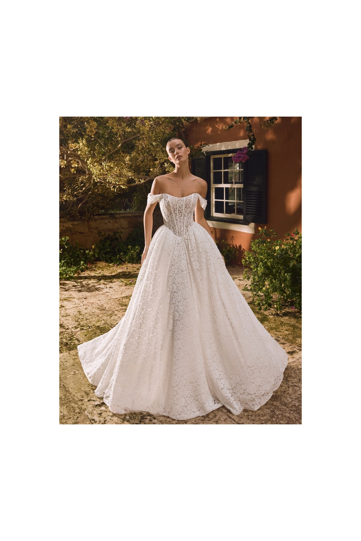 capucine abito da sposa avorio chiffone scivolato alberto palatchi