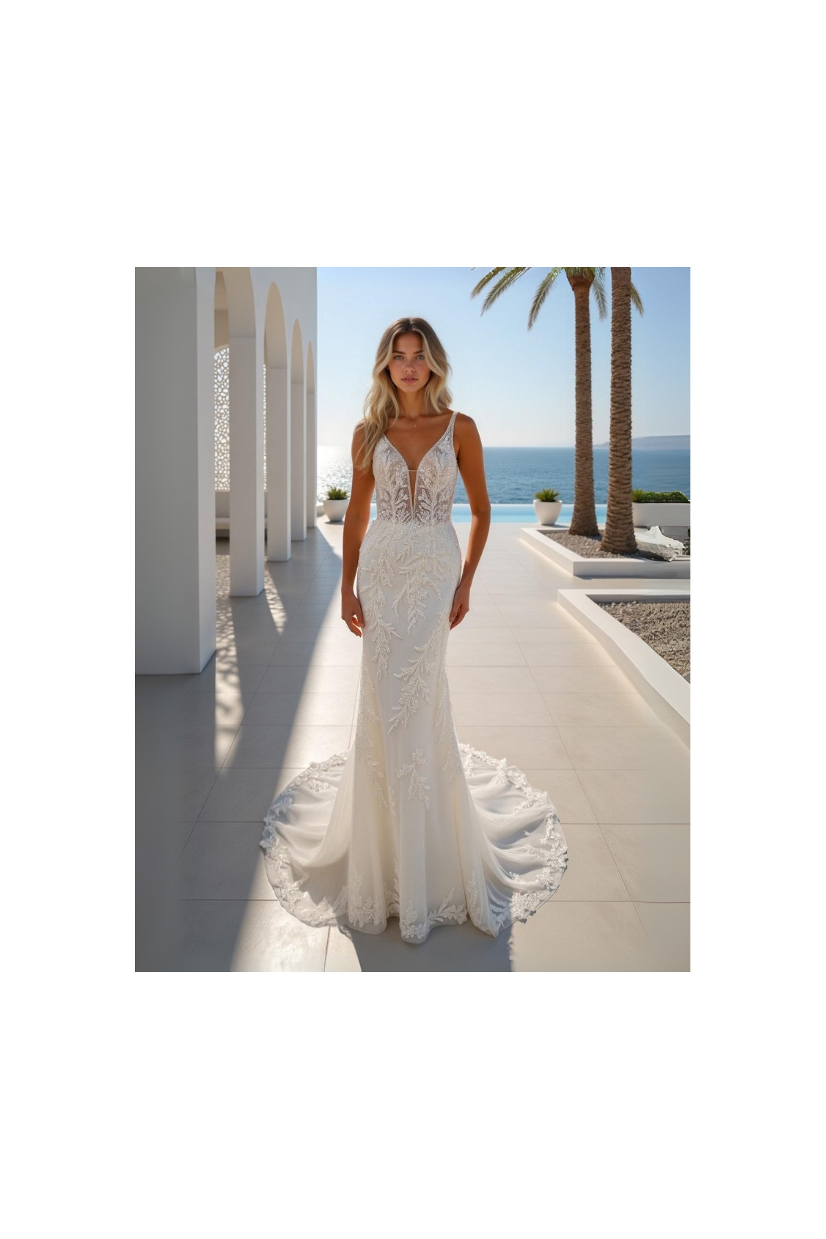 Abito da sposa 26MK-29-MK-26, avorio, sirena, tulle, Miss Kelly