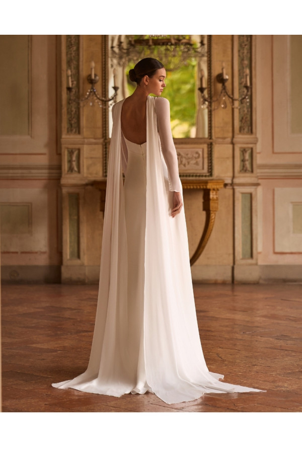 Abito da sposa Hildur, chiffon, scivolato Alberto Palatachi 2027