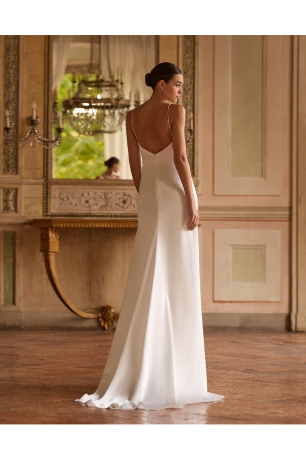 Abito da sposa Hildur, chiffon, scivolato Alberto Palatachi 2027