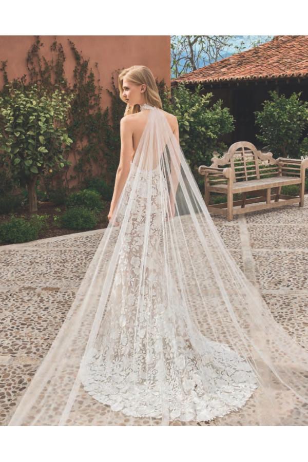 Abito da sposa Alberta, avorio, pizzo, Alberto Palatchi 2025