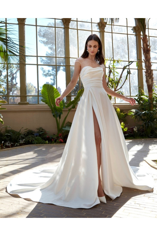 Abito da sposa Jana, avorio, tulle, ampio, Fara Sposa